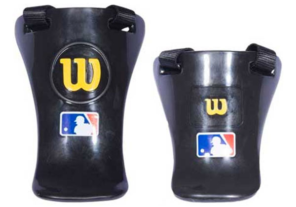 Wilson MLB Gold Logo Throat Guards